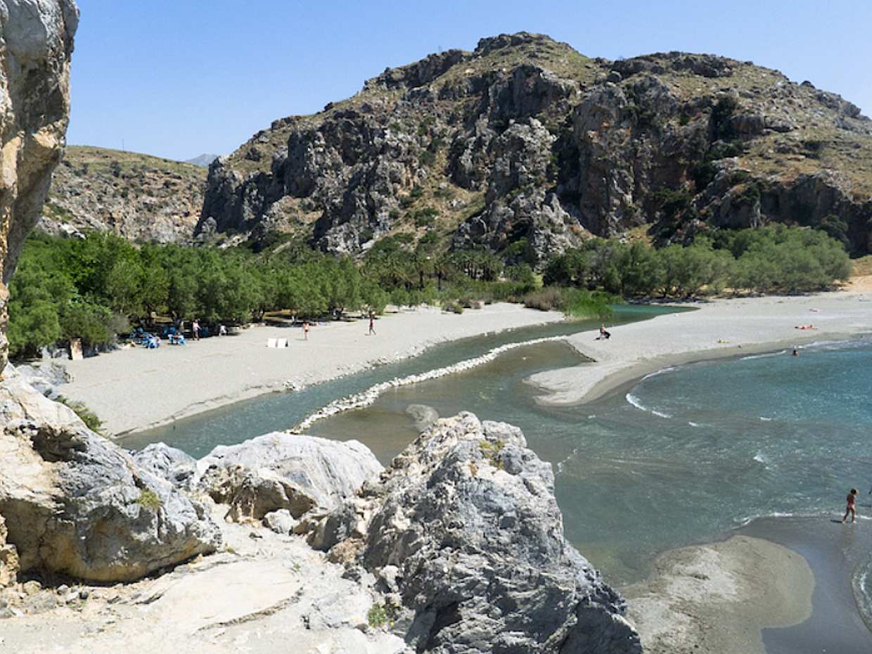 Visite des plages de Preveli et Damnoni et de Plakias depuis Réthymnon, Grèce