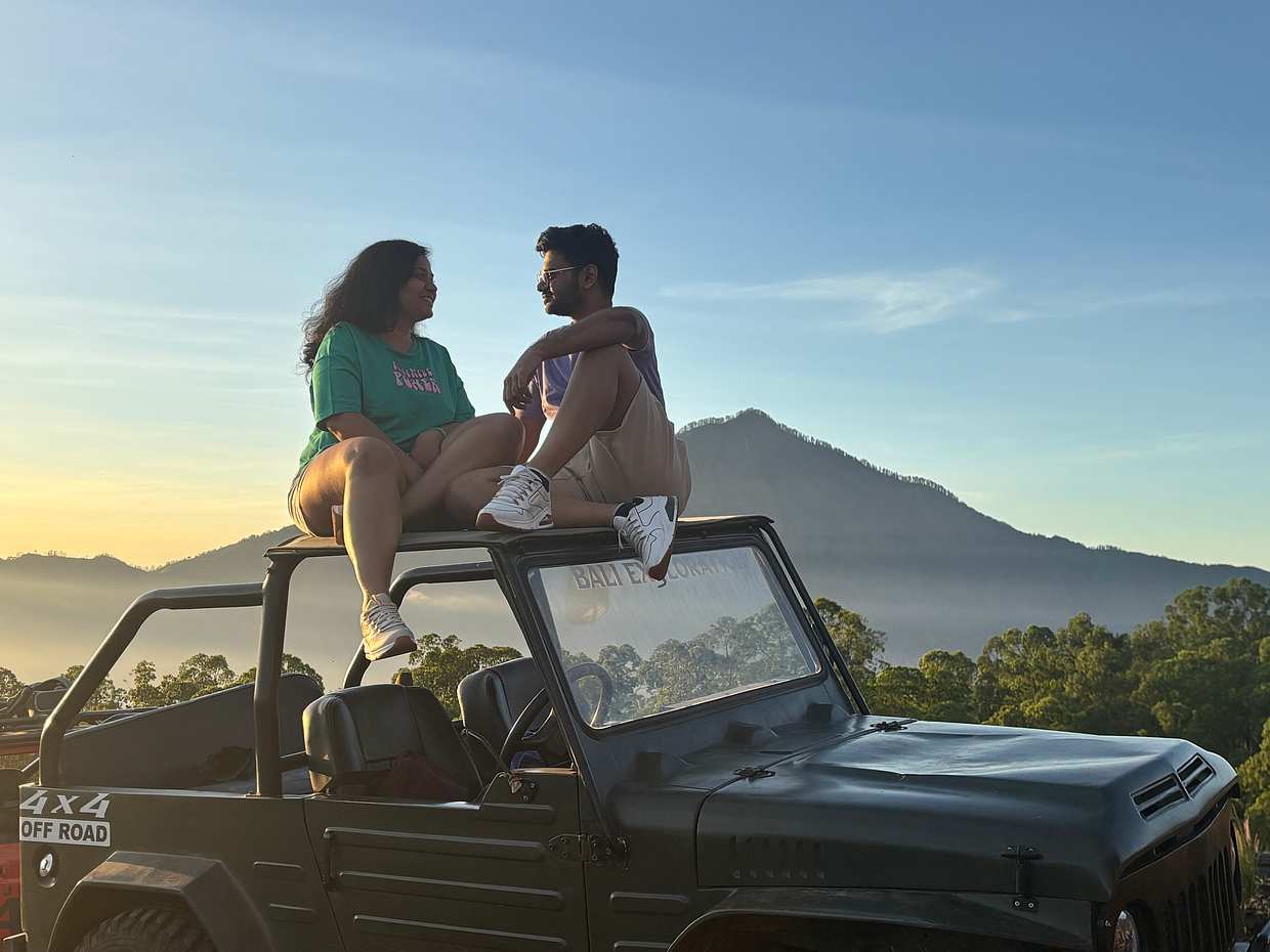 Mt Batur Sunrise на джипе и природные горячие источники в Индонезии, гора Батур.
, photo 3