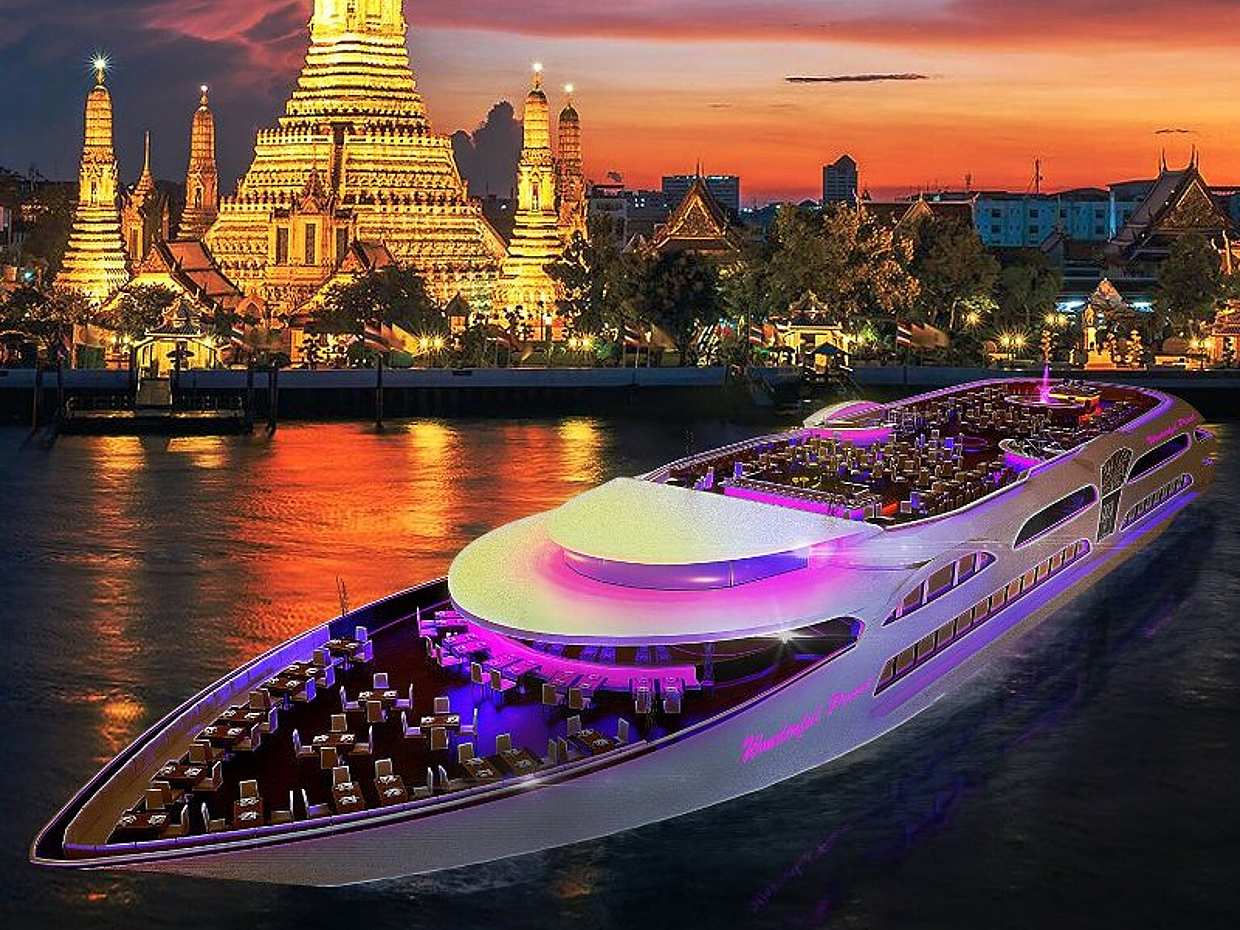 Bangkok Grand Pearl Luxury Dinner Cruise with Live Music and Show, Thailand, photo 2