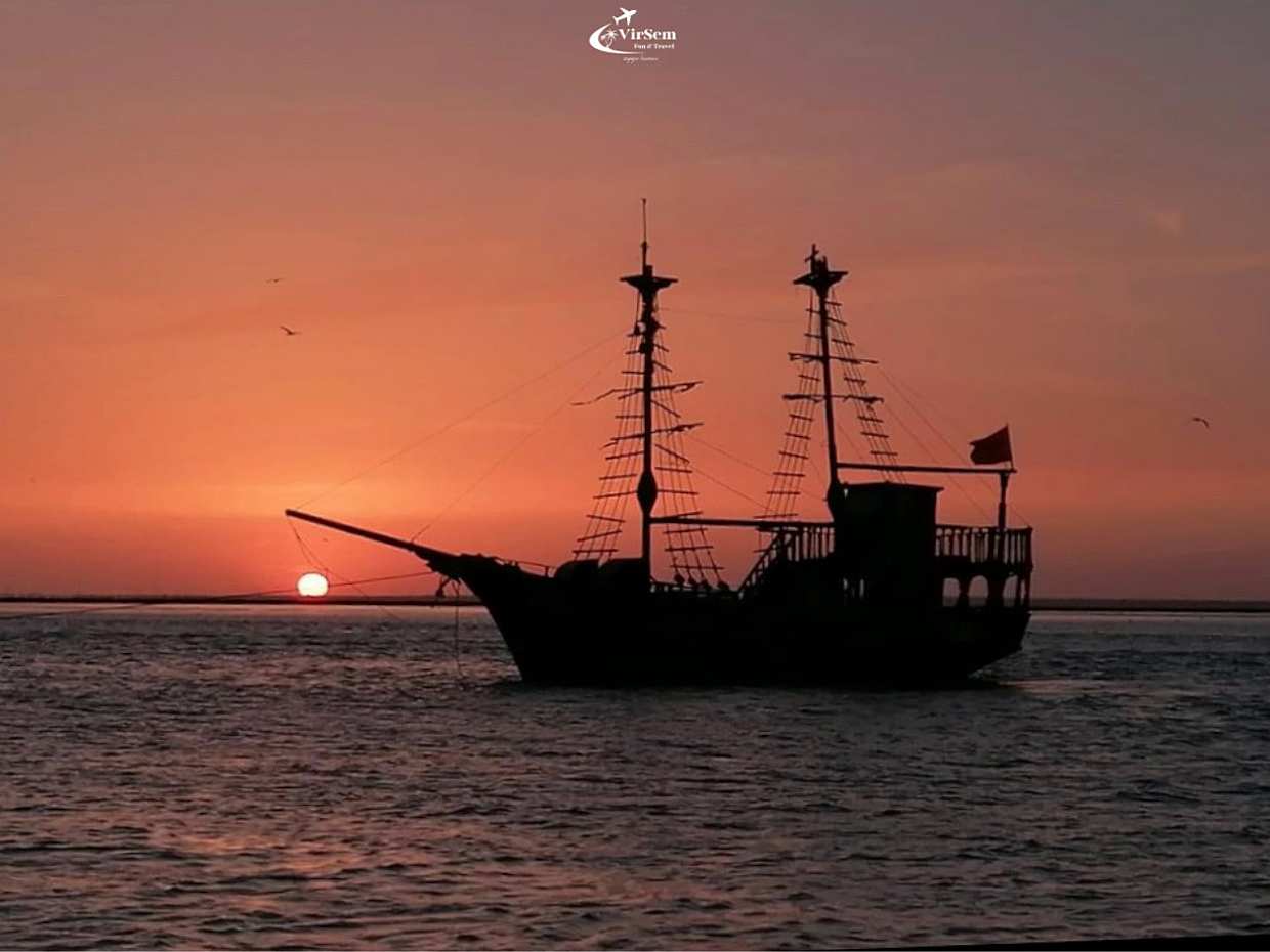 Pirate Boat Excursion: Adventure, Relaxation & a Festive Lunch on Flamingo Island in Tunisia, Djerba Midun, photo 4