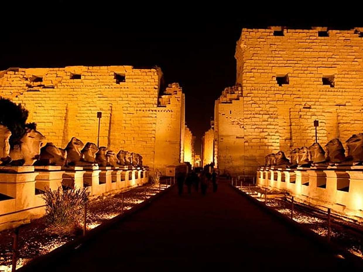 Sound and Light Show at Karnak Temple