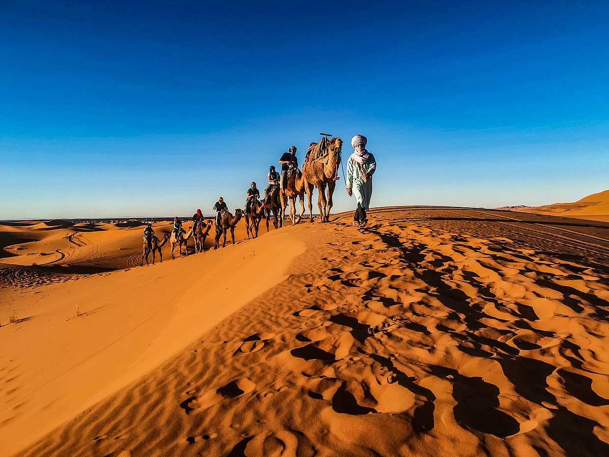 Van Fez naar Marrakech via een 3-daagse privé-excursie door de Sahara in Marokko