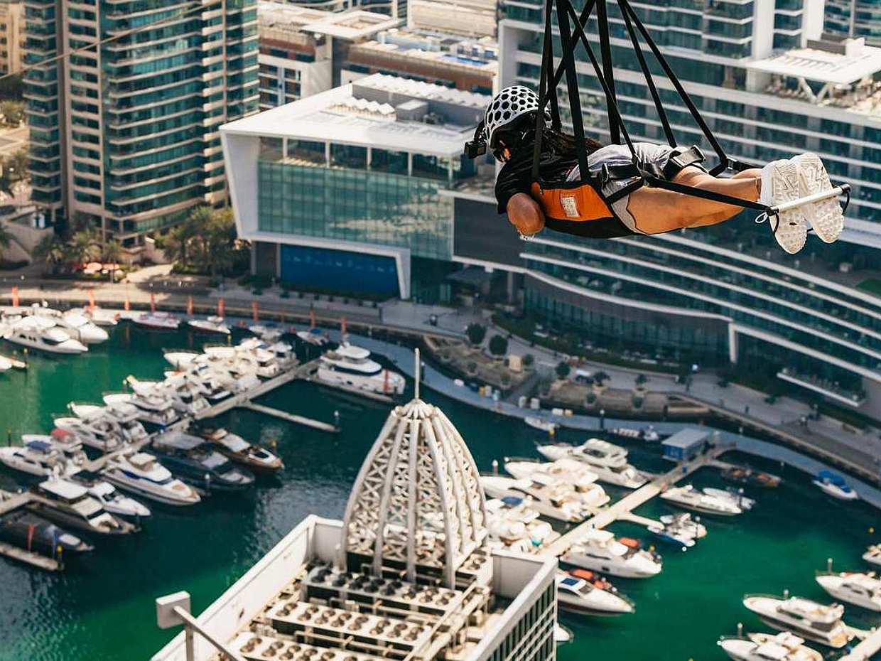 Xline Dubai Marina Zážitek z dráhy Zip v Spojených arabských emirátech, photo 5