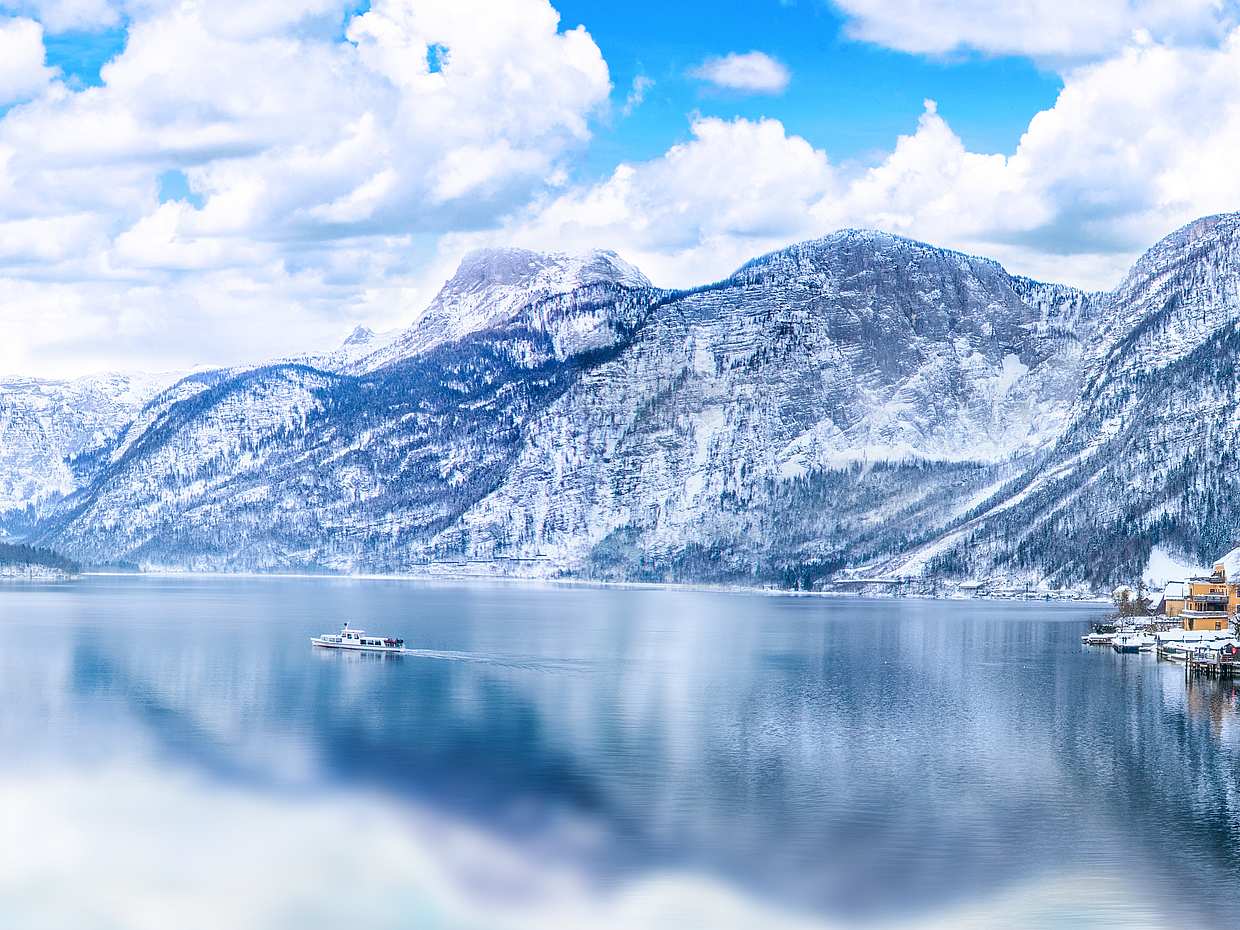 Wycieczka do Hallstatt w Austrii, Jezioro i wioska Hallstatt, photo 2