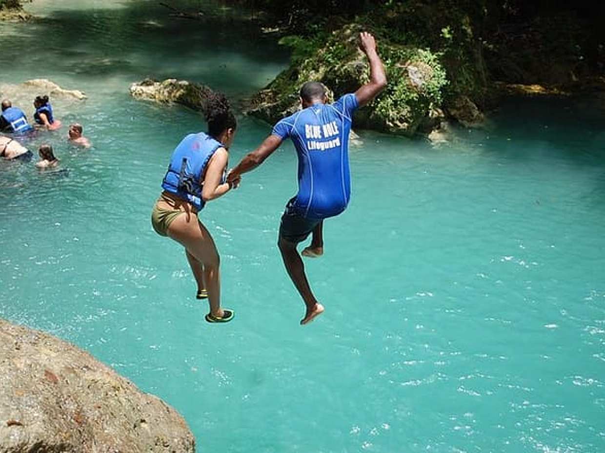Blue Hole plus Secret Falls and Dunns River Falls Combo from Runaway Bay Hotels, photo 2