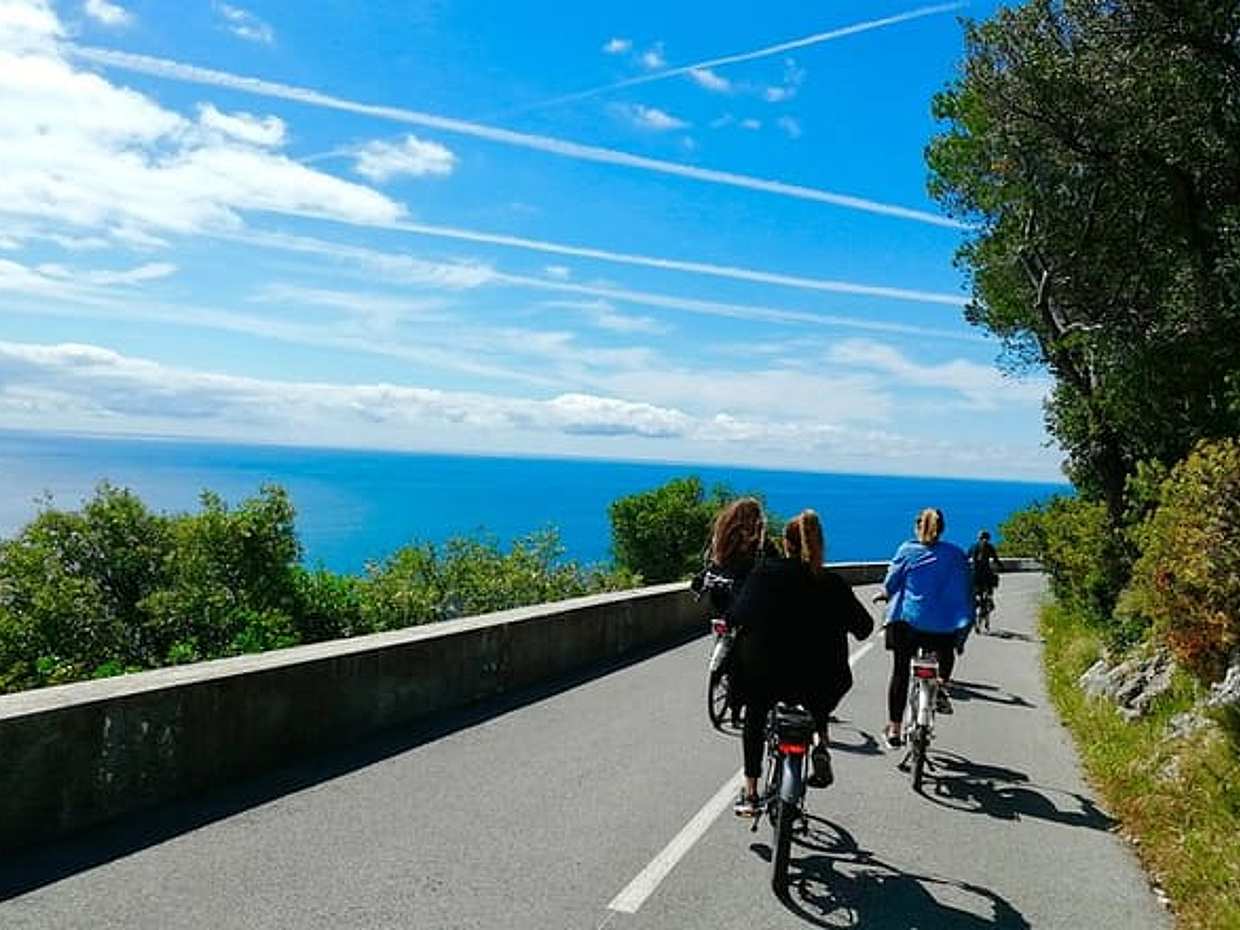 "Фантастический залив Вильфранш и Мыс миллиардеров. E-Bike Тур во Франции, Ницца"
