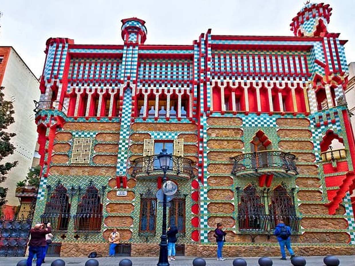 Gaudi Lesser-Known Art: Colonia Guell, Casa Vicens & Bellesguard  in Spain, Barcelona, photo 3