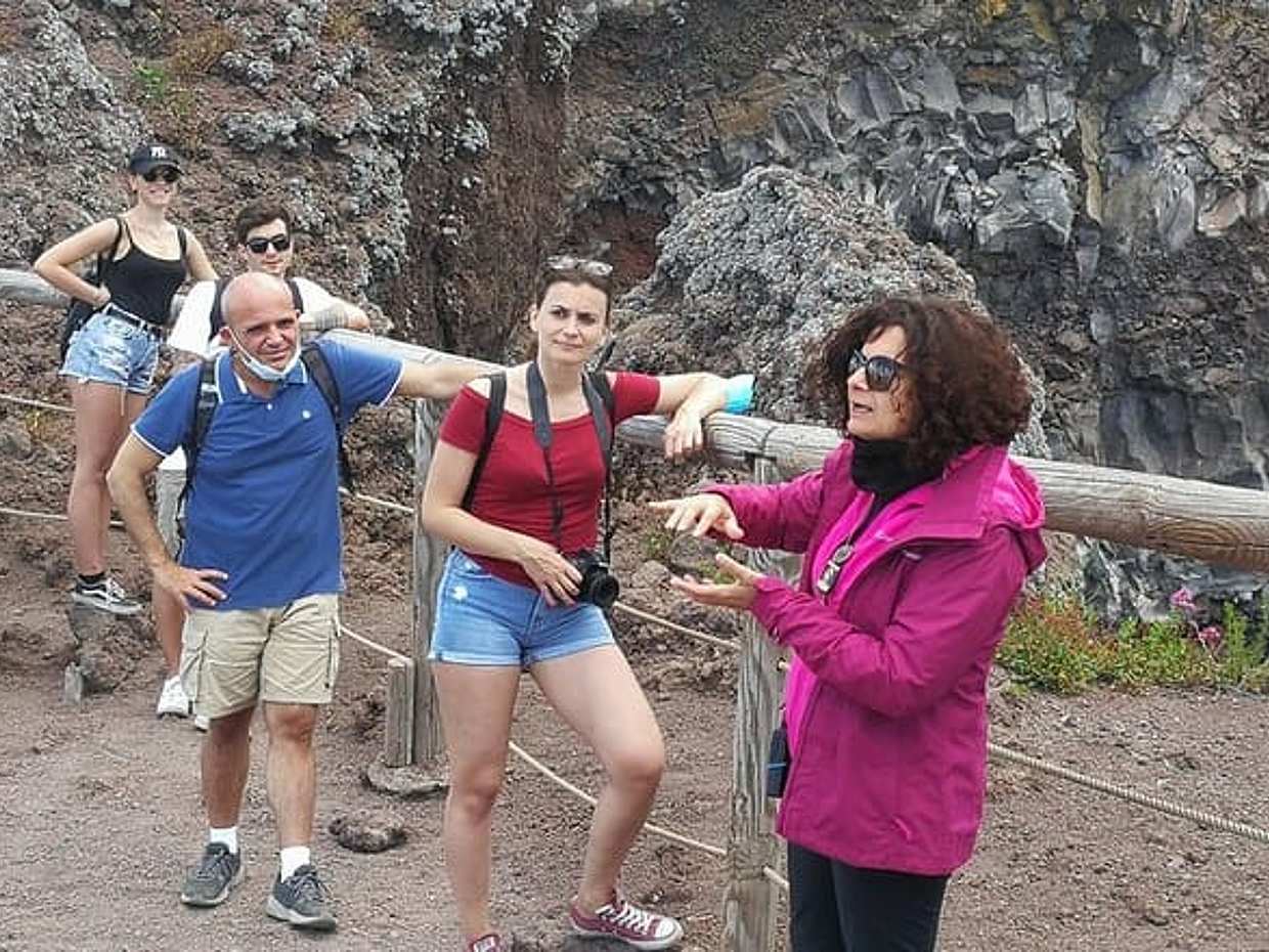 Escursione a terra Vesuvio e sito di Ercolano (6 ore)