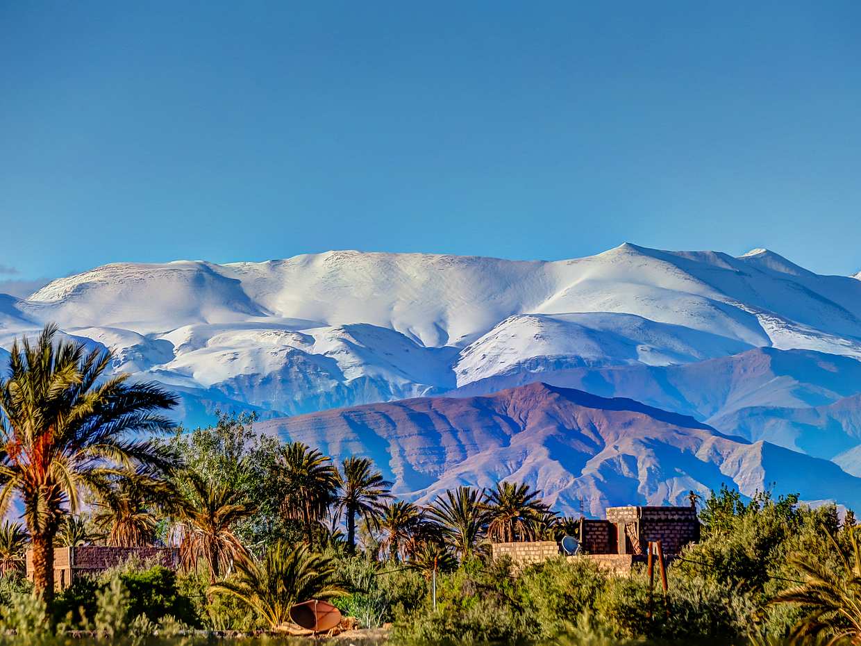 Excursión de 2 días al Monte Tubqal (1467 m) en Marruecos, Marrakech.