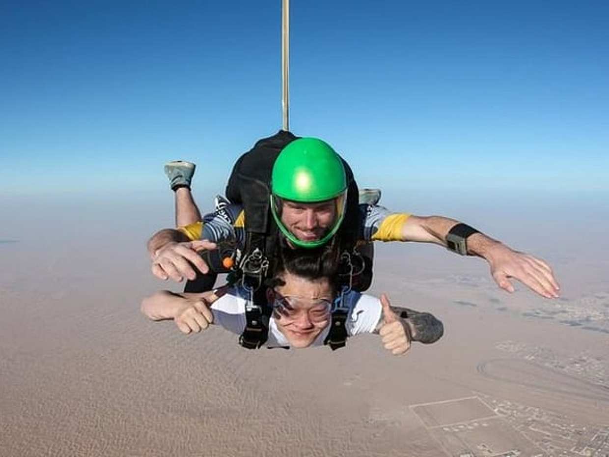Skydive Dubai bij Desert Drop Zone in Verenigde Arabische Emiraten., photo 2