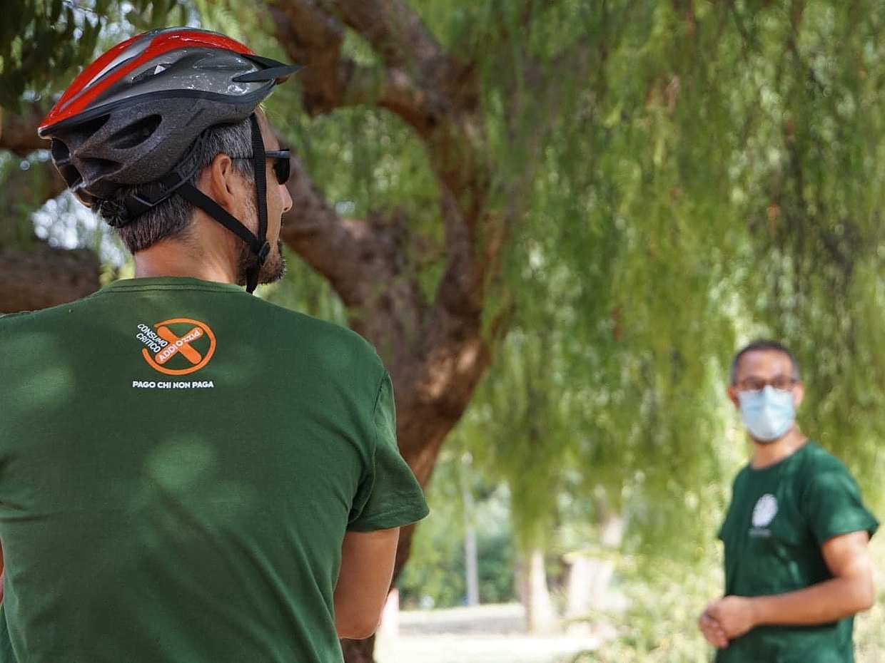 Tour en vélo de l'Antimafia à Palerme, Italie, photo 2