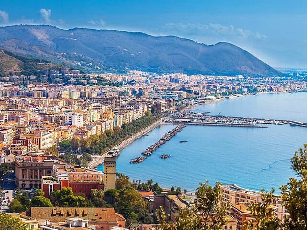 Private transfer from Naples to Salerno, 2h Stop at Mt. Vesuvius