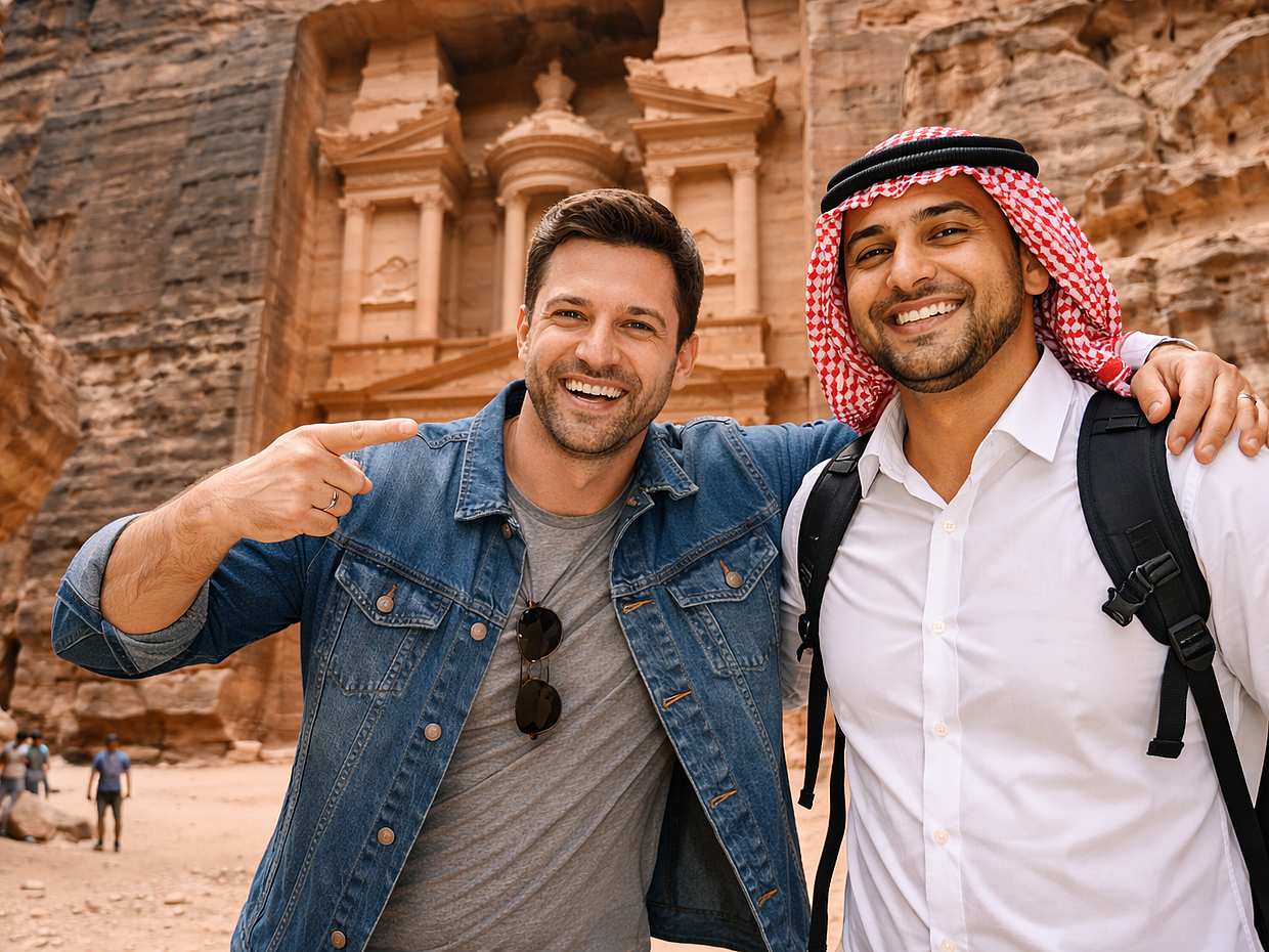 "Privater VIP-Tagesausflug nach Petra von Amman – brandneue Flotte 2026 in Jordanien"