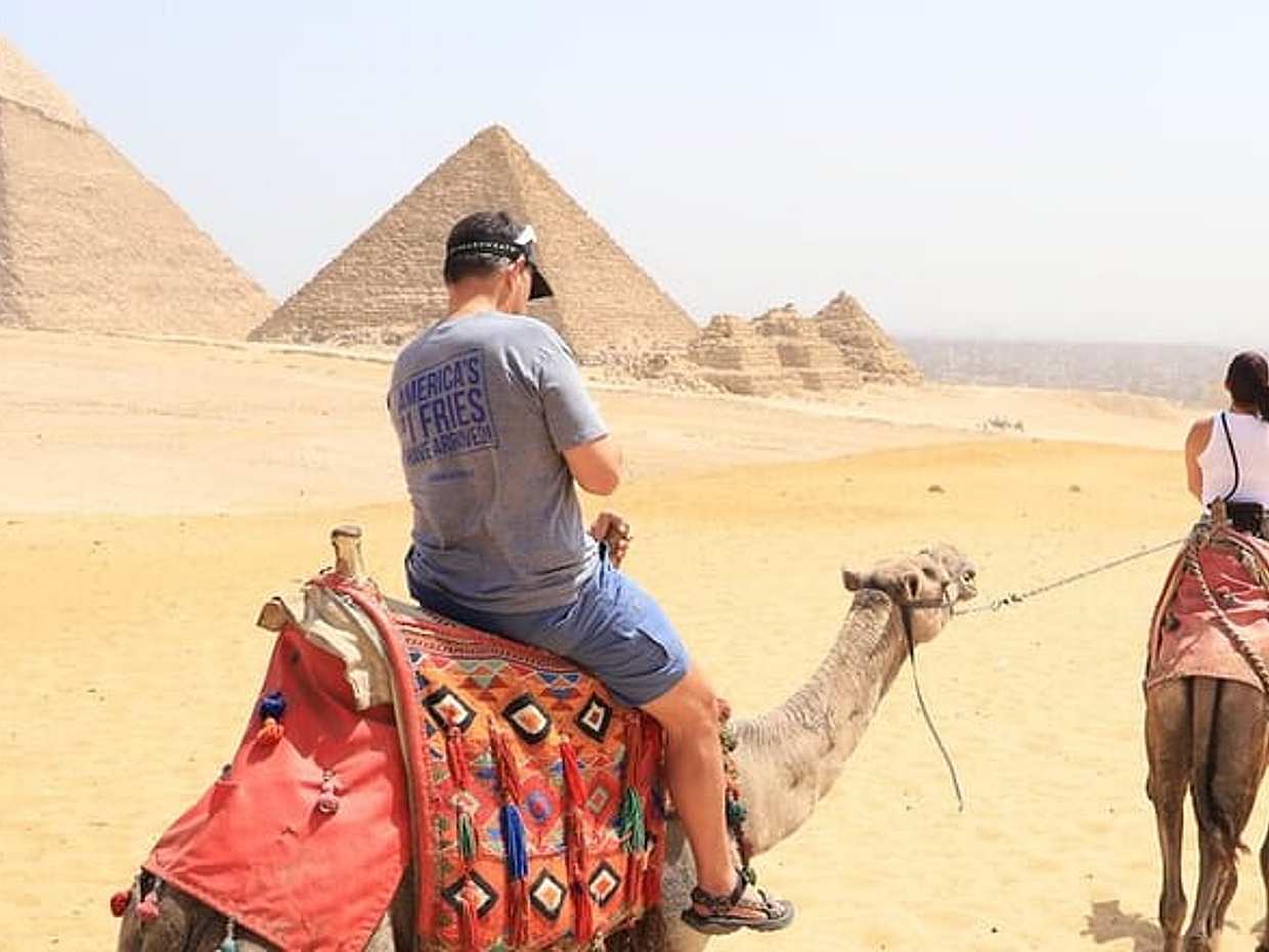 Camel Ride at The Pyramids During Sunset or Sunrise With Pick up, photo 2