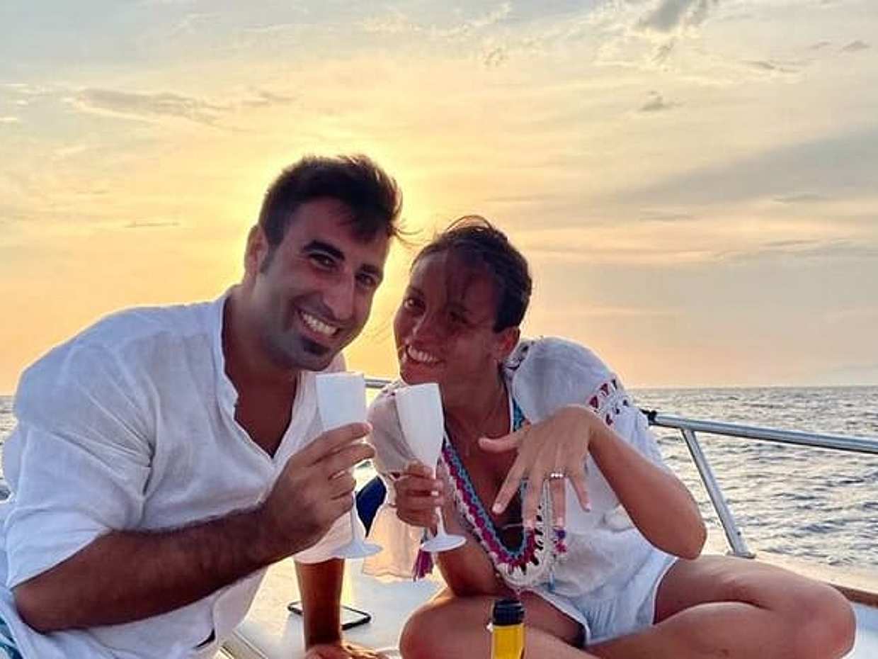 <p>Coucher de soleil et apéritif en bateau en Italie, Marina Grande</p>, photo 3