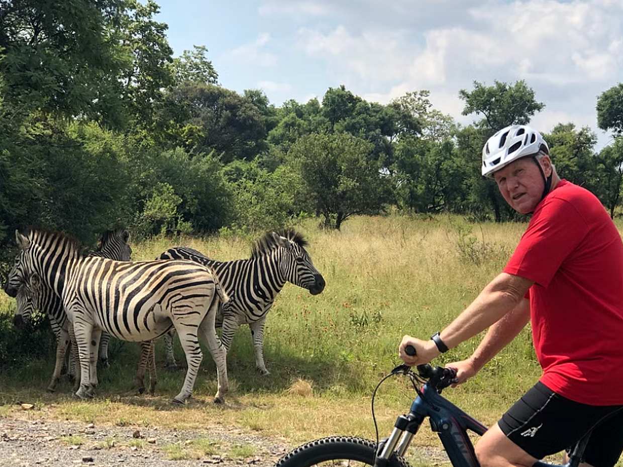 Half Day E-Biking with Wildlife Watching in Pretoria in South Africa, Johannesburg