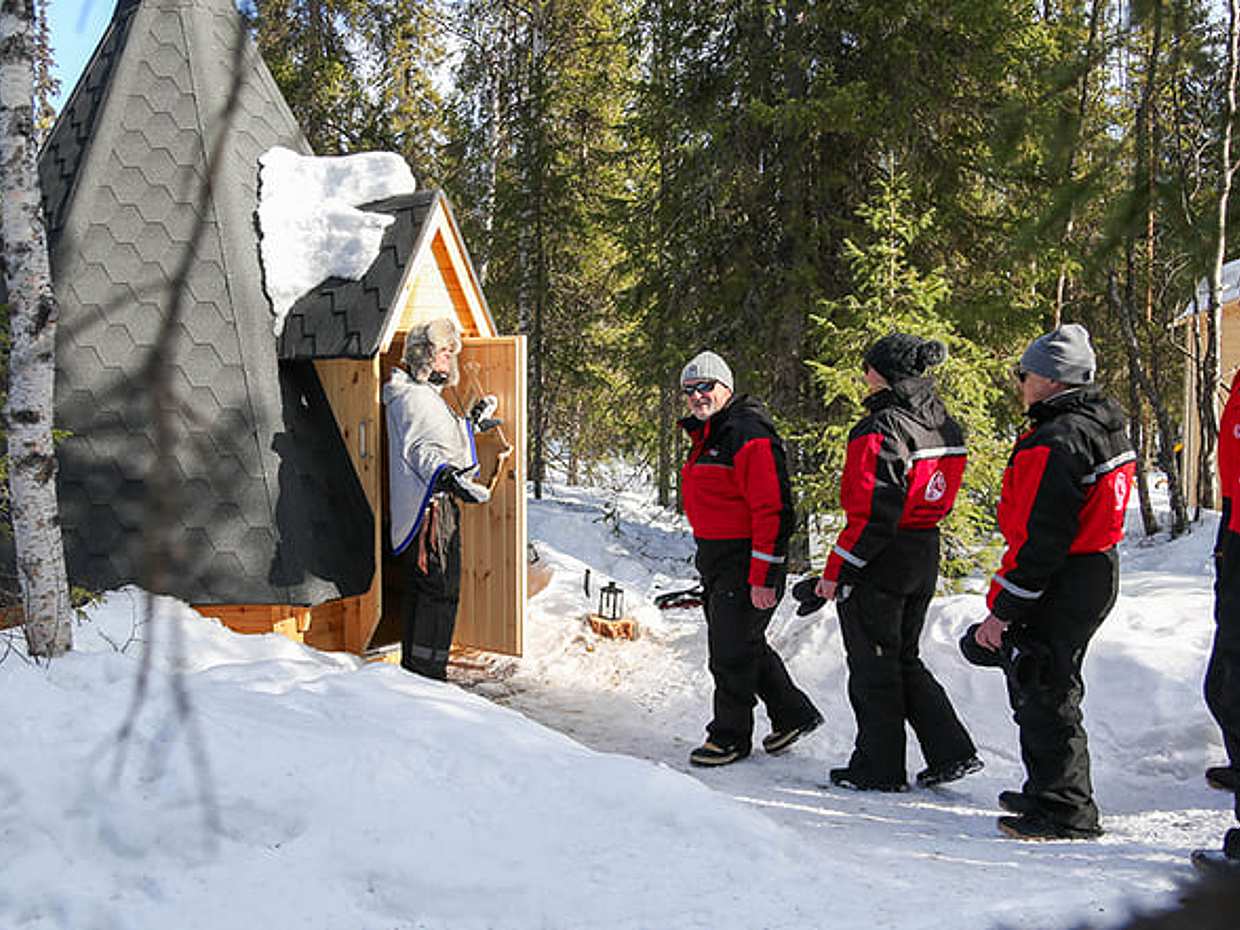 Reindeer Herder’s Day in the Wilderness — snowmobile sled & soup lunch, Levi, photo 4