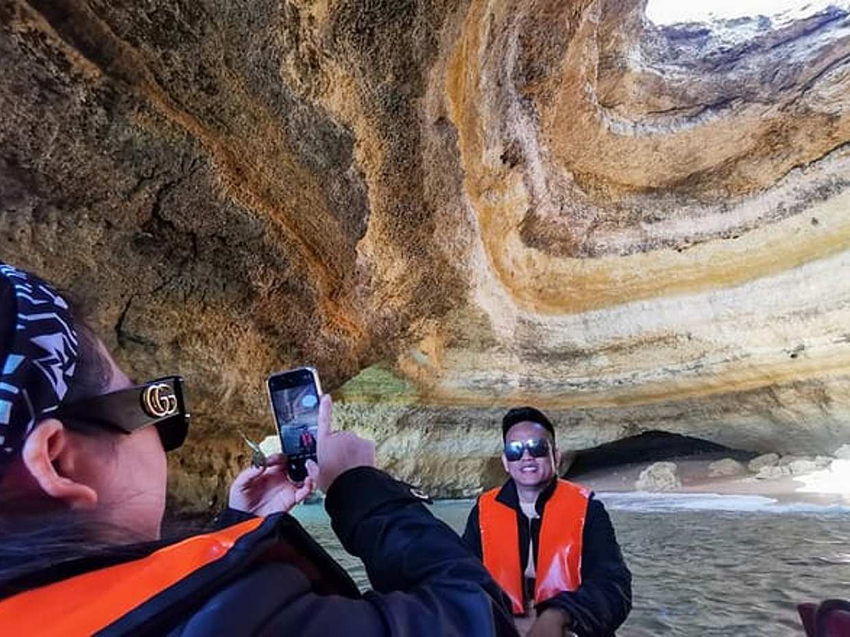Algarve Private Tour from Lisbon with Benagil Caves Boat Trip in Portugal