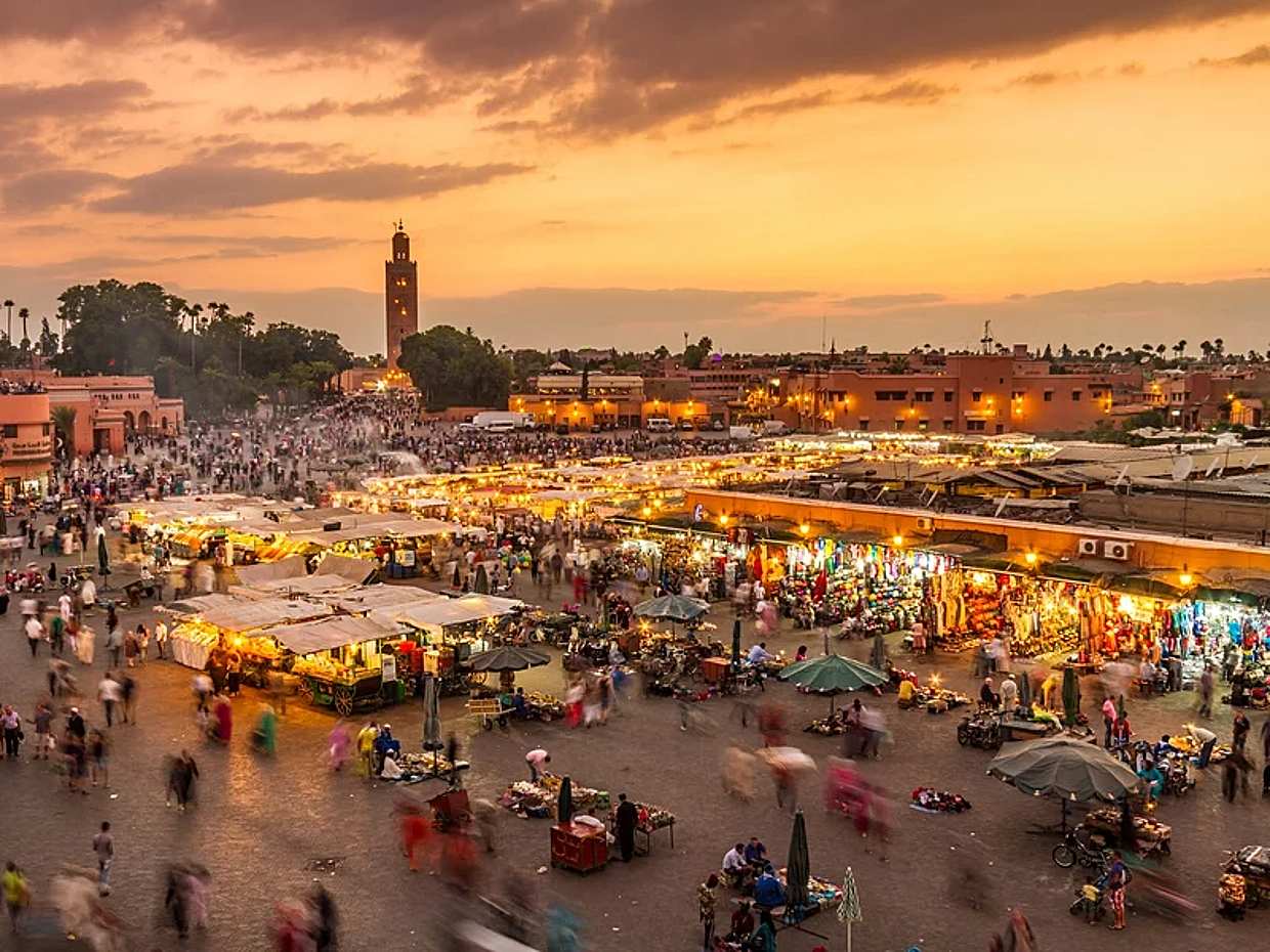 "Excursión de día completo a Marrakech - Tour privado desde Casablanca en Marruecos"