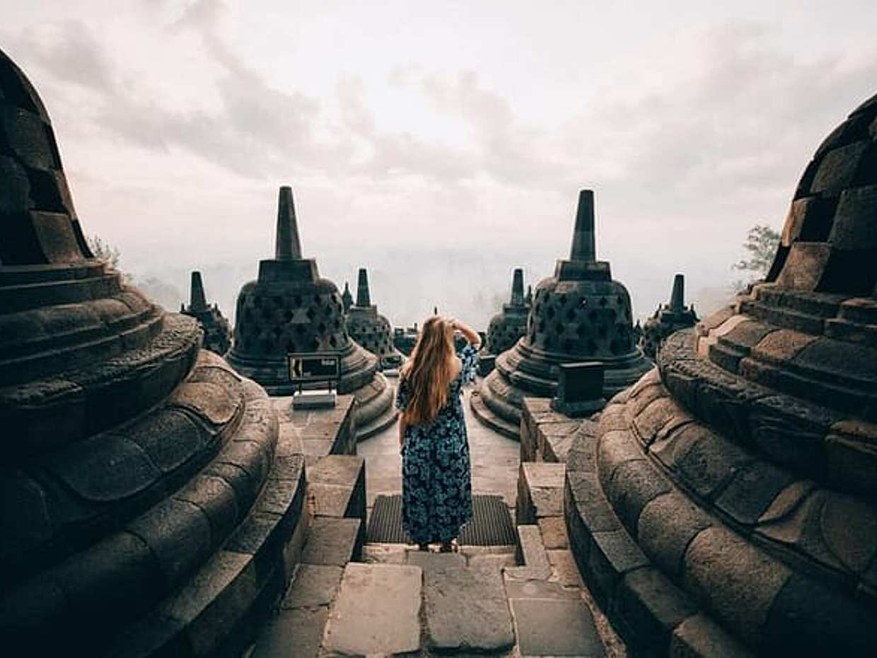 Borobudur Temple Climb To The Top & Prambanan Temple - 1 day tour