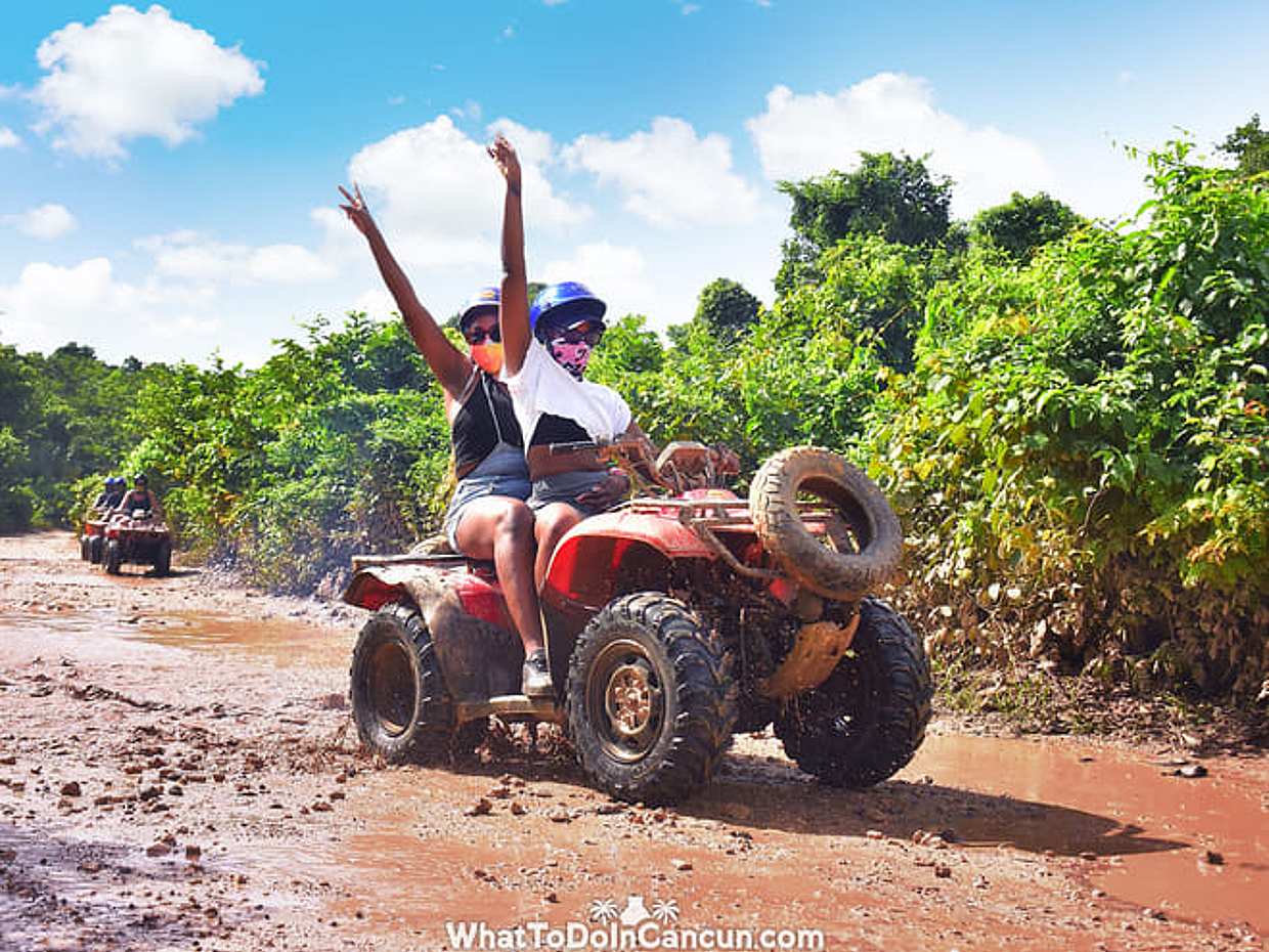 Horseback Riding & ATV Jungle Adventure with Zipline, Cenote & Tequila Tasting , photo 5