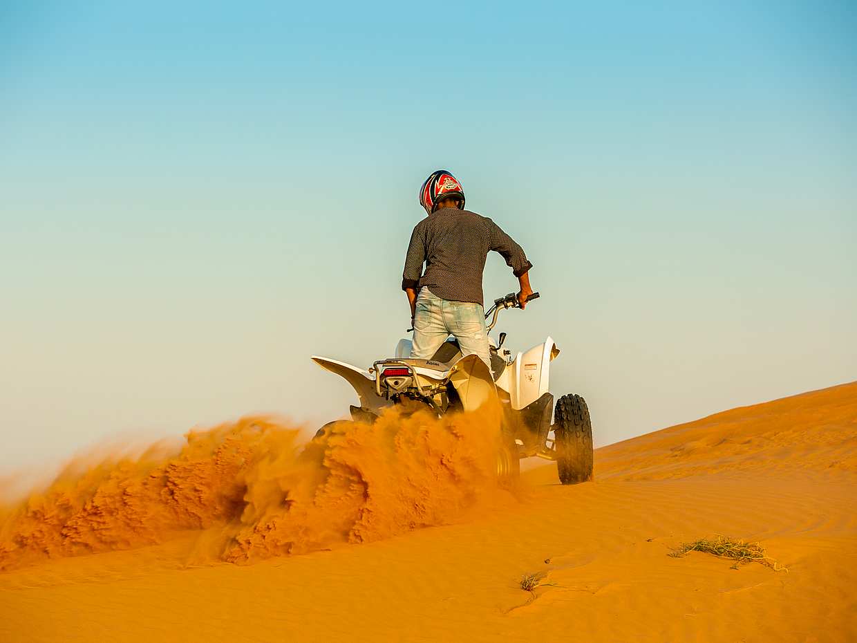Morning Safari with Quad Bike and Breakfast in Ras al Khaimah, United Arab Emirates