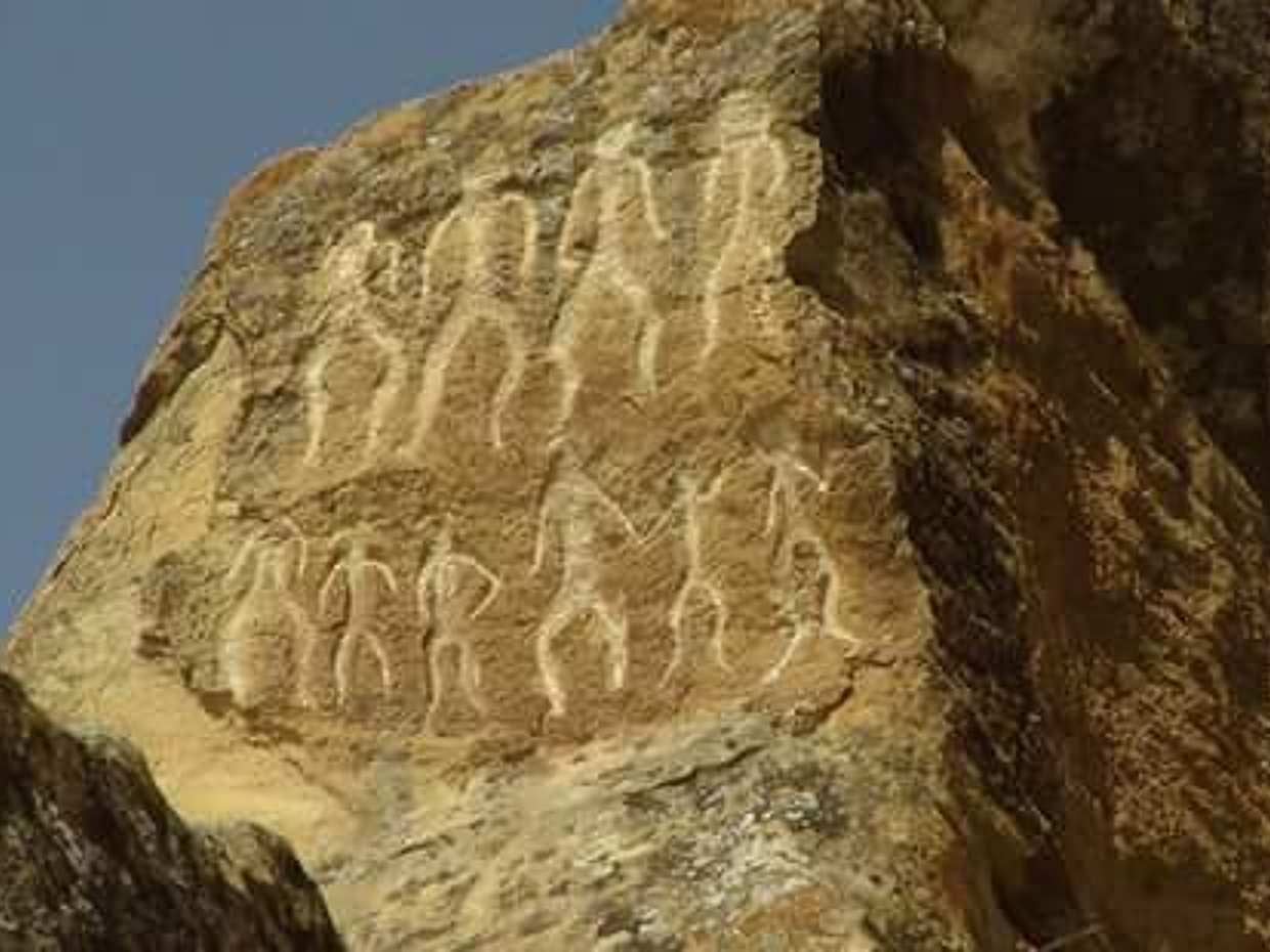 Gobustan Reserve Trip: Stone Age Rock Art (Petroglyphs) and Mud Volcanoes
 in Azerbaijan, Baku