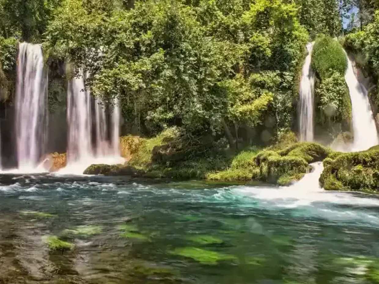 Desde Antalya: Termessos y la cascada Düden en Turquía, cascadas Düden.
