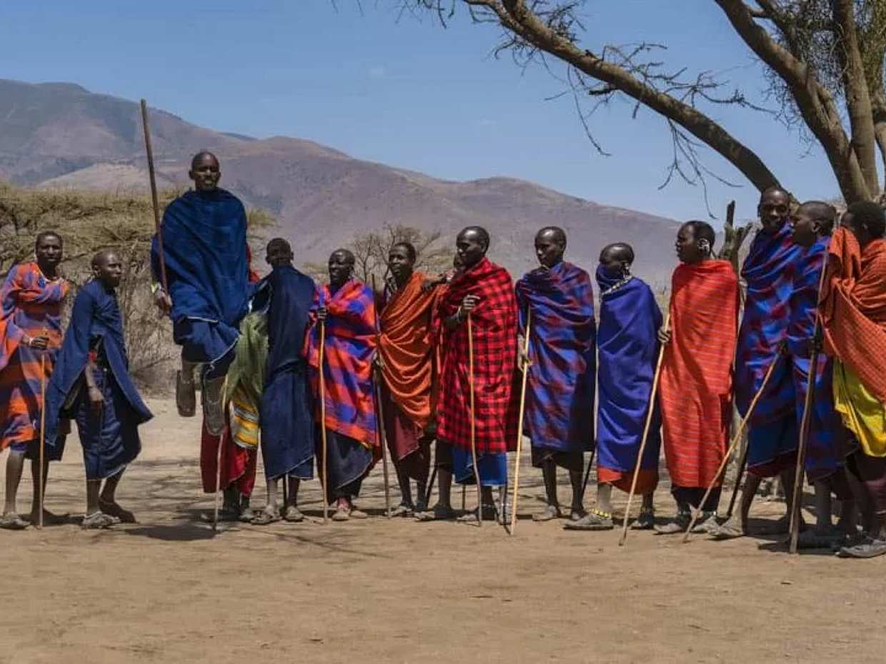 Maasai kampeerervaring in Tanzania, Moshi.