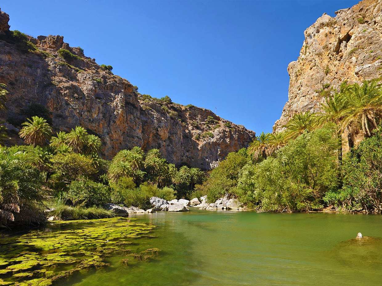 Original Crete: Kourtaliotis Gorge, Preveli, Plakias, Argyroupoli in Greece, Rethymno