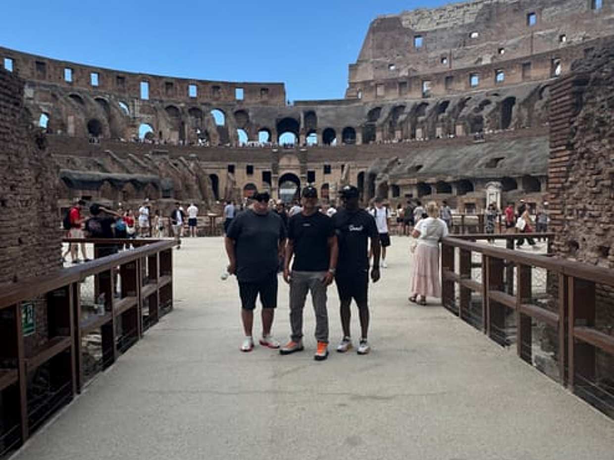 Rome Uncovered: Colosseum Arena Floor + Private Golf Cart Tour of Rome