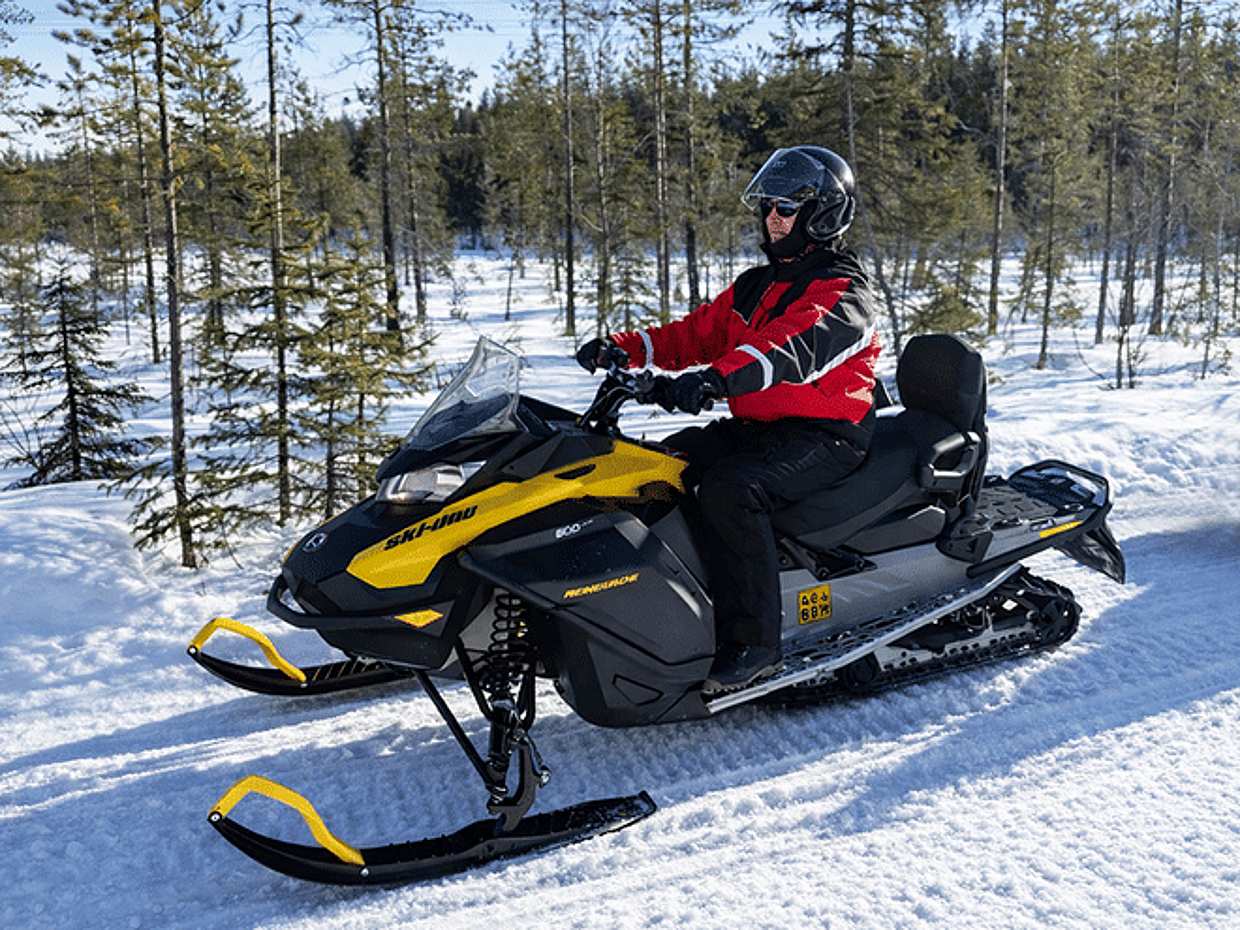 Extended Snowmobile Safari, Levi — long wilderness trails, adults only, photo 3