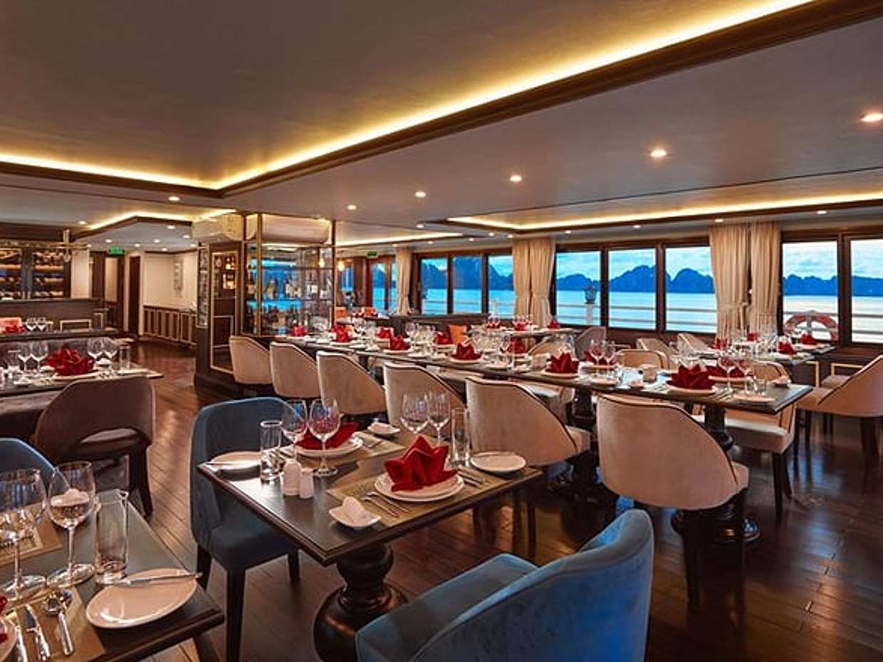 Athena Luxury Cruise in Halong Bay with Meals,Balcony Room & Cave, photo 4