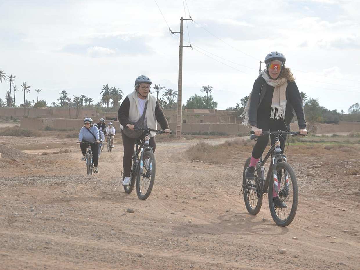 Marrakesh Desert on Bicycle in Morocco, photo 3