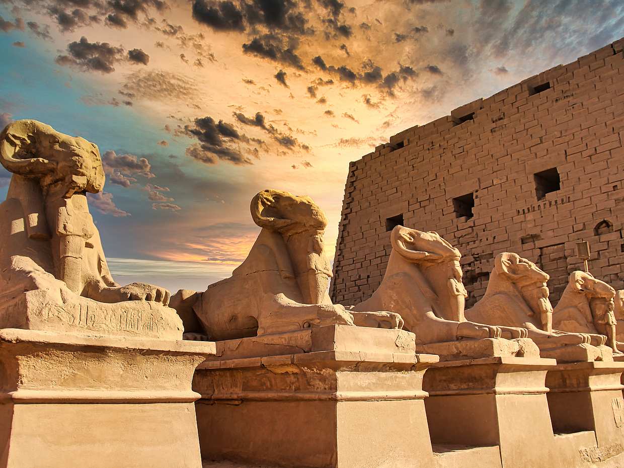 "Dagstur til Luxor i Egypt"