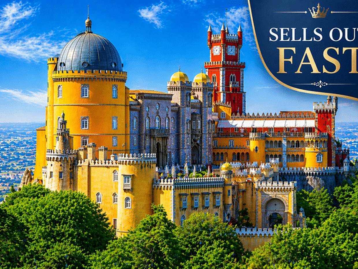 From Lisbon: Sintra Full Day Pena Palace, Regaleira & Monserrate in Portugal
