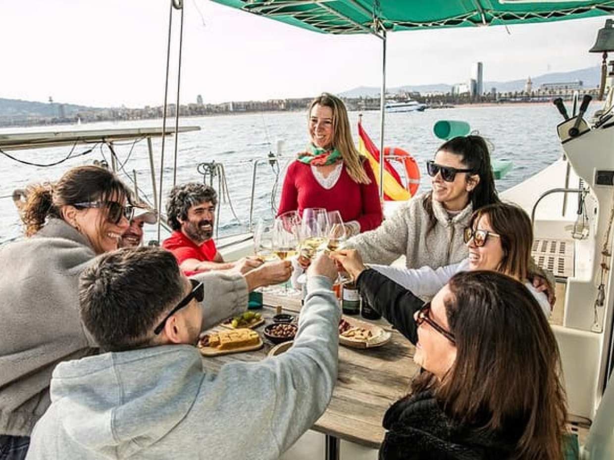 Barcelona Private Catamaran, Snacks and Cava, Sunset Option in Spain, photo 5