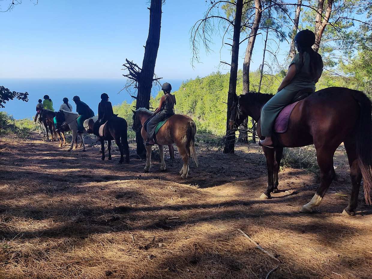 Paardrijden Safari Tour in Alanya in Turkije
