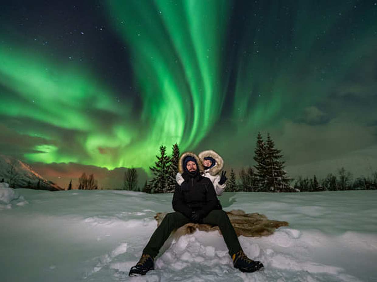 Northern Lights Tour by bus in Tromsø