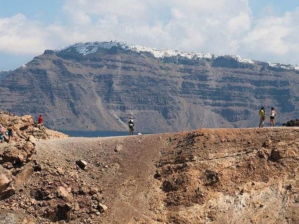 Santorini Croisière Privée en Yacht à Moteur en Grèce, Théra, photo 4