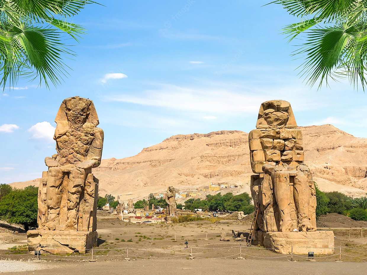 Colossi of Memnon Site Visit from Luxor, Egypt, photo 2