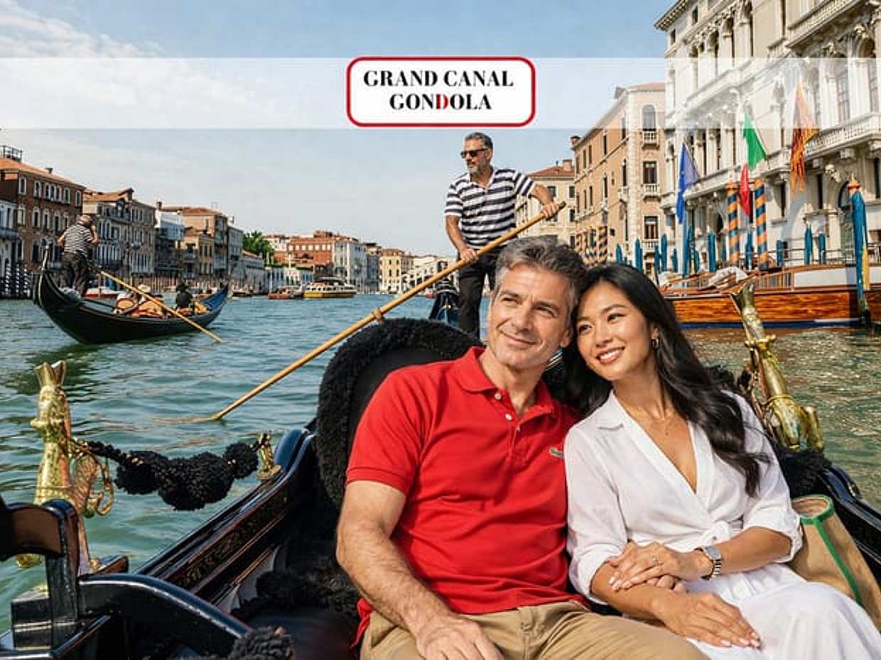 Grand Canal Gondola Experience with Live Commentary