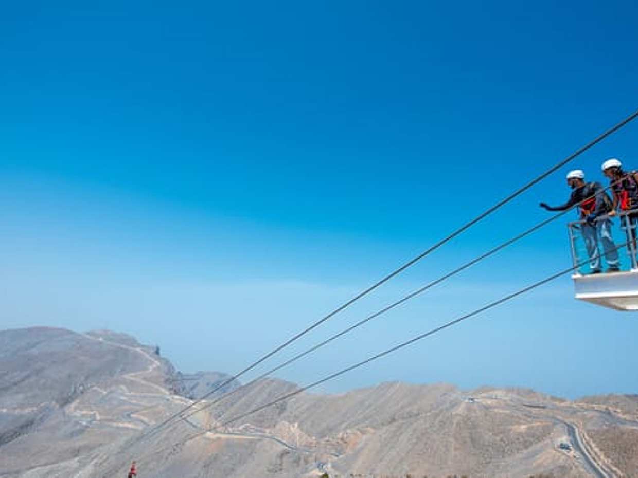 Buchen Sie jetzt Tickets für die längste Seilrutsche der Welt, Jebel Jais, online in den Vereinigten Arabischen Emiraten, Ras al Khaimah, photo 2