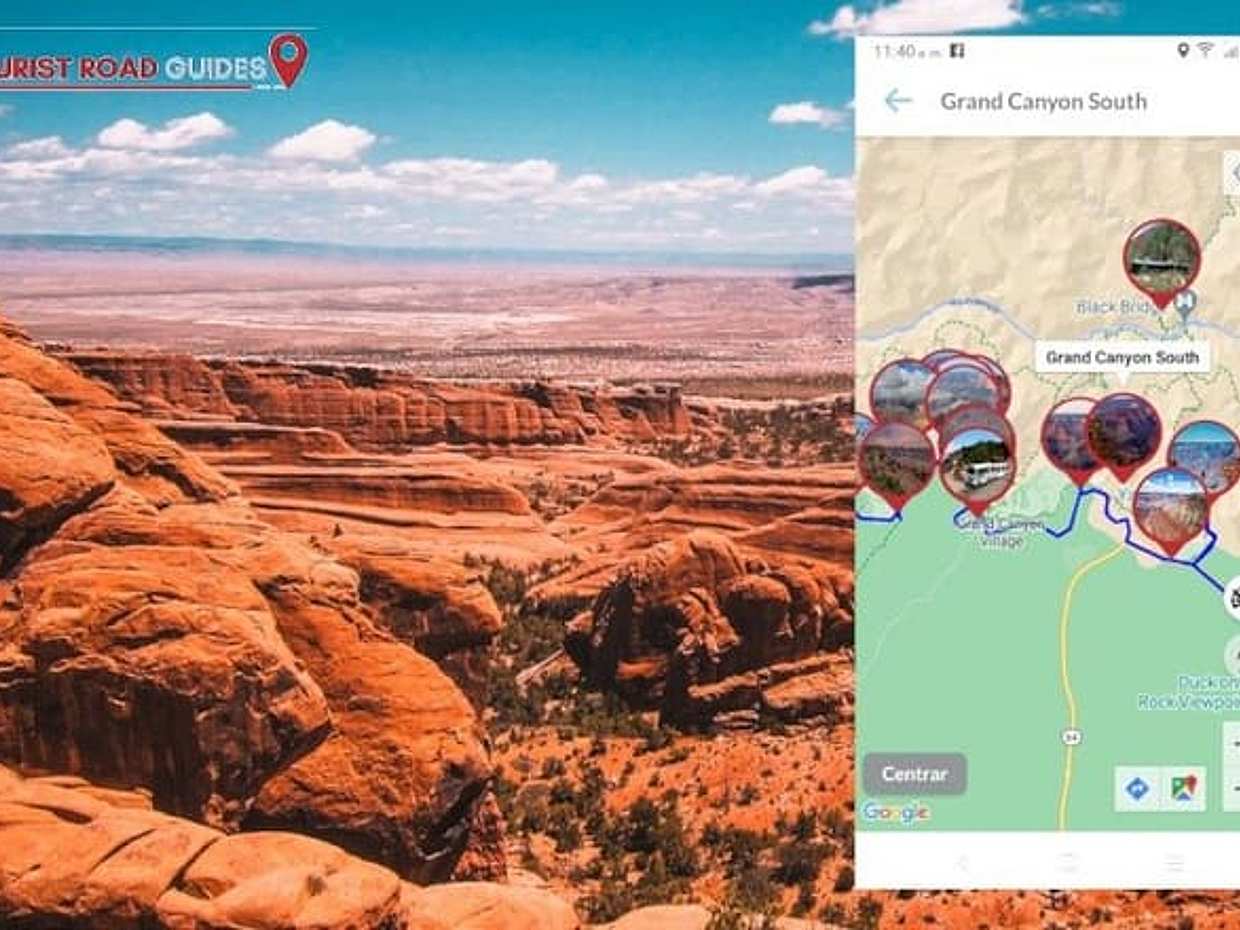 APP Self-guided Grand Canyon route with audio guide