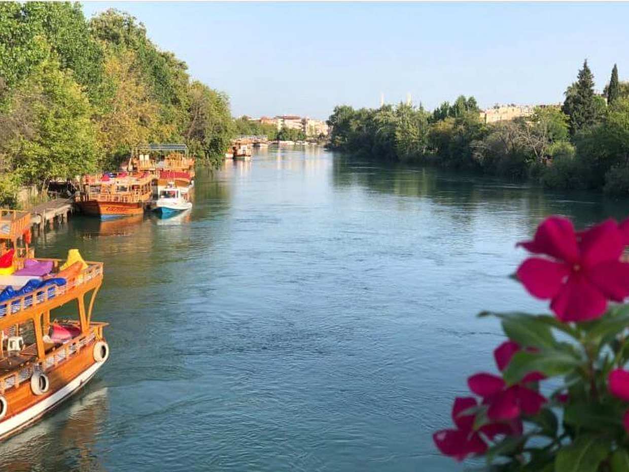 Manavgat Boat Tour, Visit Public Bazaar and Waterfall from Side in Turkey, Manavgat Small Waterfall, photo 5