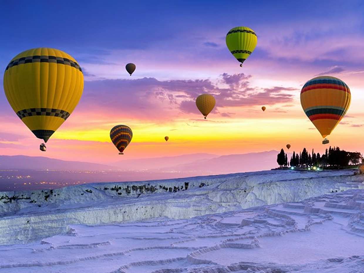 Pamukkale Hot Air Balloon Tour in Turkey
