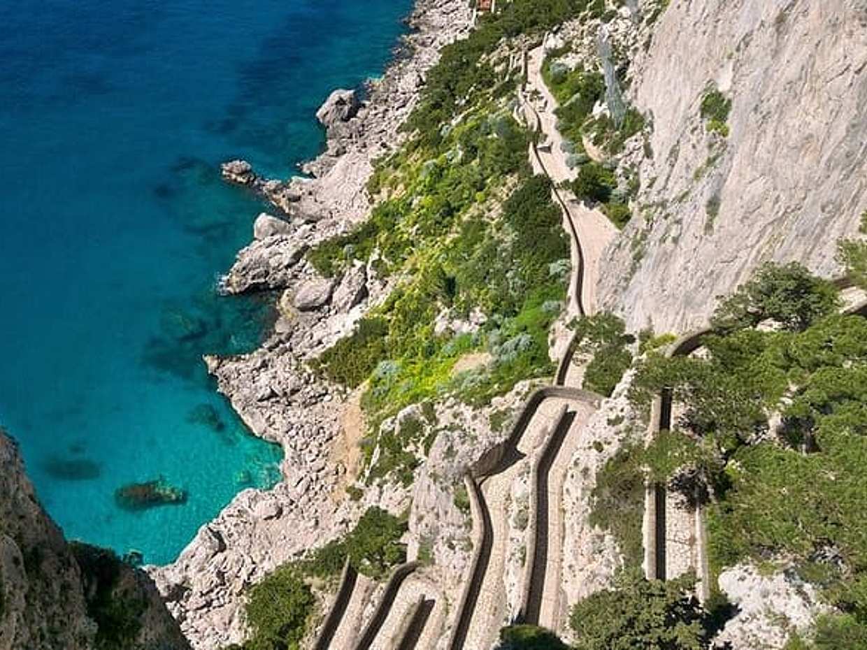 Capri Island from Naples by hydrofoil, photo 5