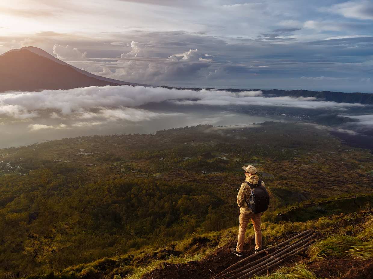 Mount Batur Sunrise Trekking with a Hidden Waterfall Bonus in Bali, Indonesia