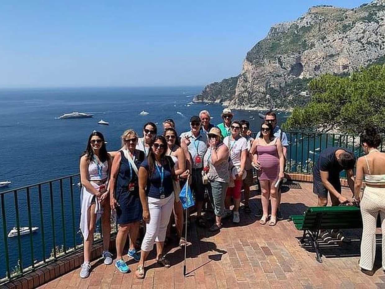 Capri Island from Naples by hydrofoil, photo 2