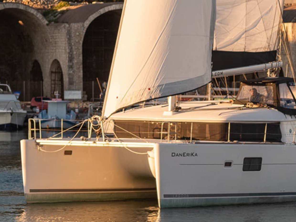 Luxury Catamaran Sunset Cruise from Rethymno in Greece
